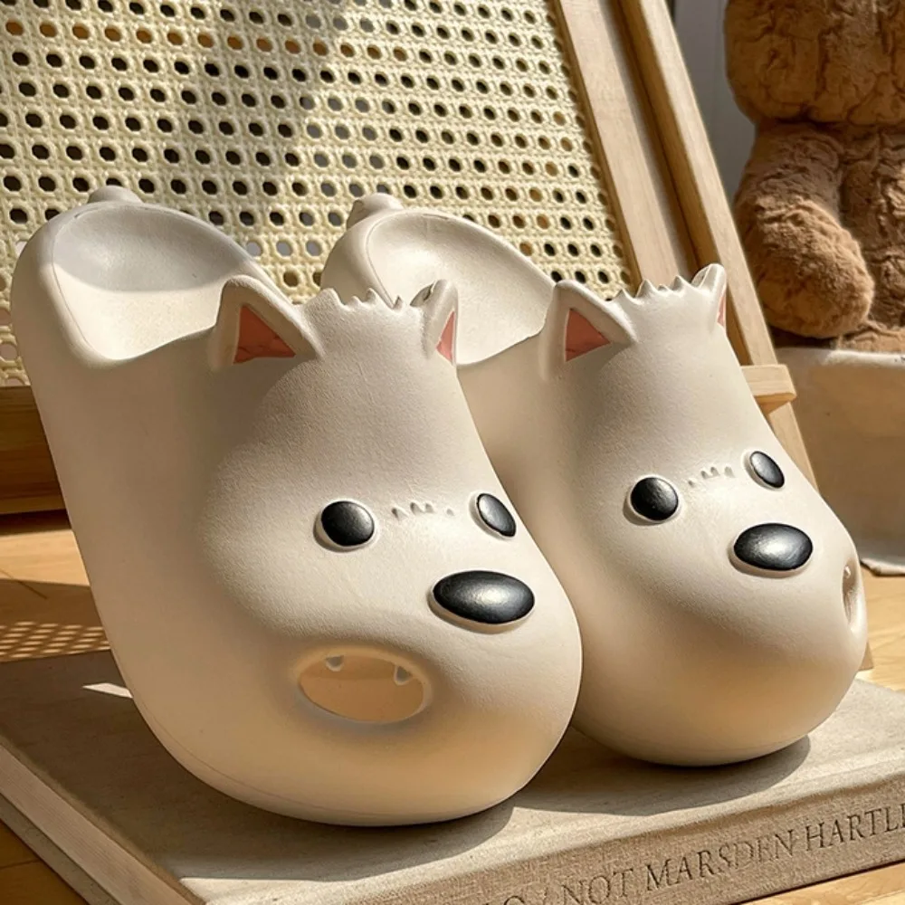 Pantofole creative West Highland White Terrier Pantofole per cuccioli antiscivolo con fondo morbido Sandali per cani EVA con suola spessa per coppie