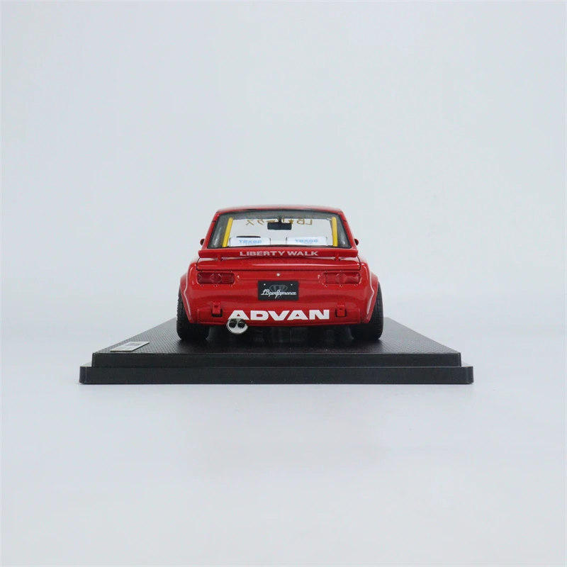 IG Maßstab 1:18 LB-WORKS Hakosuka 2 Tür Harz Simulation Auto Modell Sammeln Spielzeug Geschenk Souvenir Display Ornament
