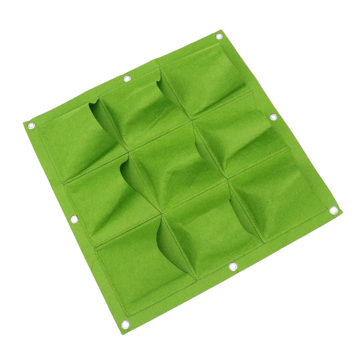 3-Pocket Wall Hanging Plant Bag Vertical Felt Planter for Small Spaces Balcony Apartment Outdoor Garden Indoor Green
