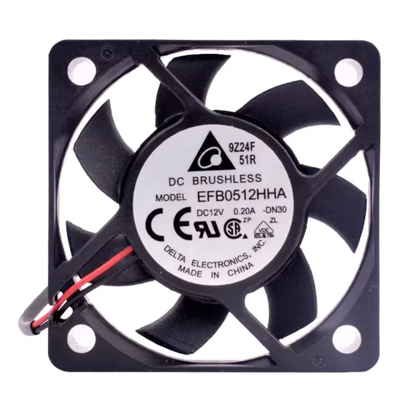 for DELTA EFB0512HA EFB0512HHA 5010 12V 4 Wire PWM Fan CPU Cooling Fan