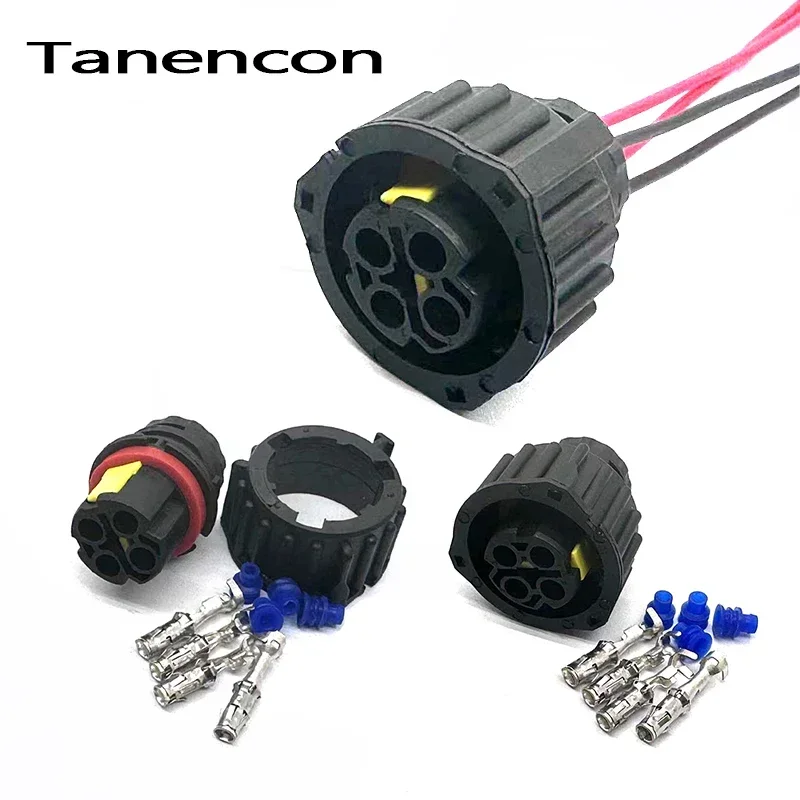 1 Set 4 Pin Female Tyco Amp 1-1813099-1 967325-1 1-1813099-2 Car Plug Waterproof Auto Connector Oxygen Sensor Plug Starter