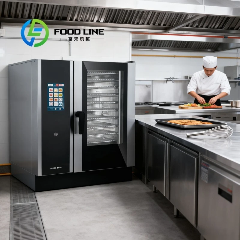 

Умная коммерческая паровая духовка по индивидуальному заказу, интеллектуальное многофункциональное кухонное оборудование для выпечки для ресторана, пекарни, отеля