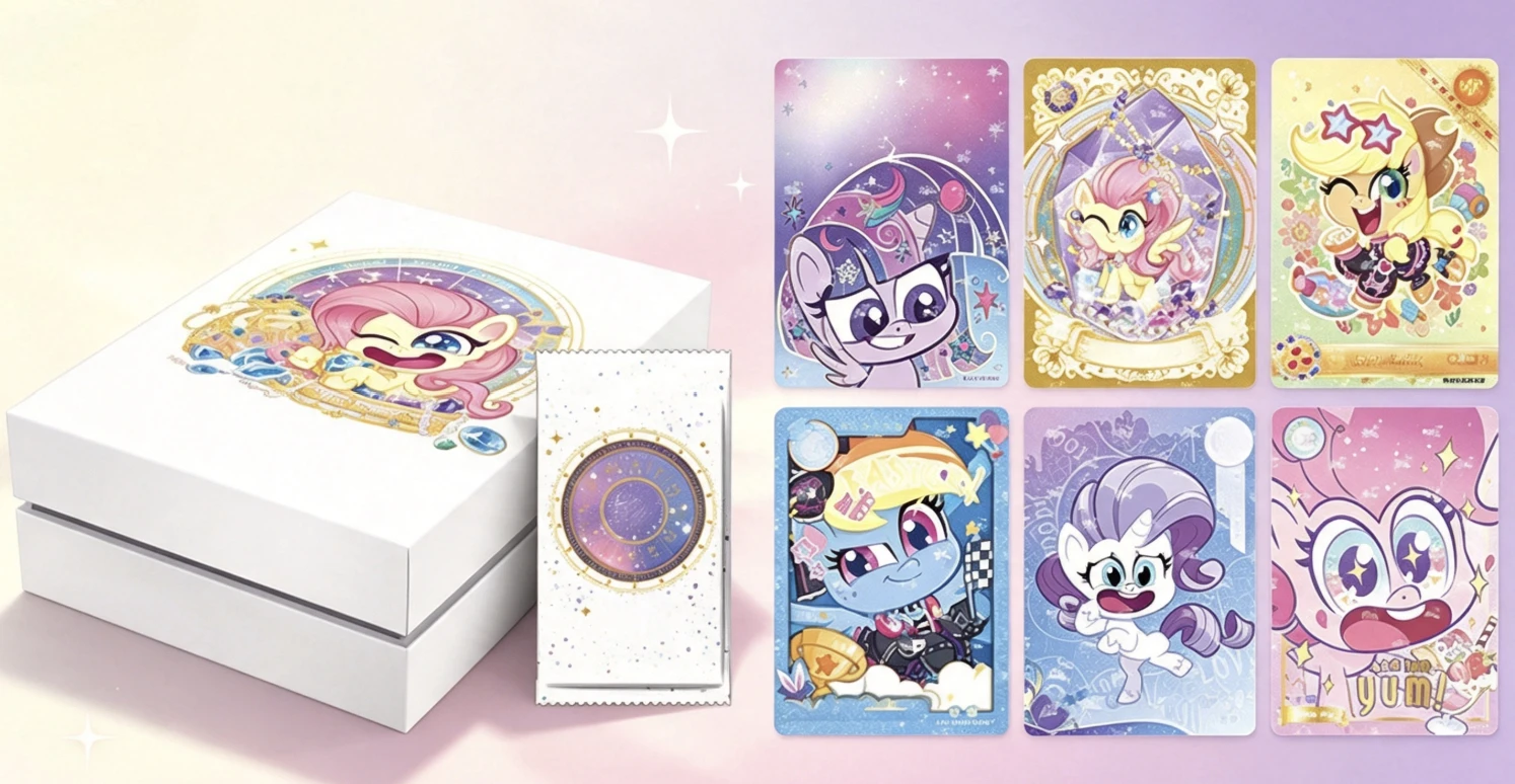 KAYOU Vol.2 Cute Party Series Vollbox-Sammelkarten-Set Papier-Hobby-Karten-Set Tischdekoration Souvenir-Geschenk für Sammler
