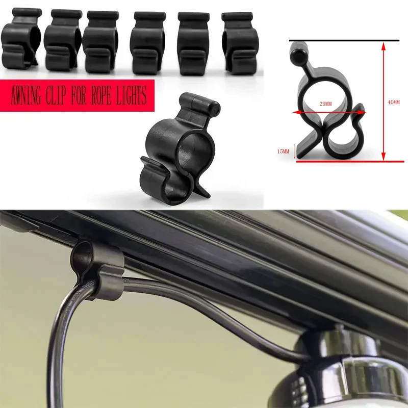 

5/10 шт., аксессуары для бокового тента для автодома, автомобильные потолочные крючки, зажим для тента для веревочных фонарей, вешалки для палаток, S-образные зажимы для кемпинга