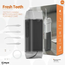 Xiaomi Wasser pickel Zahn wasserstrahl tragbare Munds pülung ipx7 Flosser wiederauf ladbare Faden Home Travel Mund waschmaschine