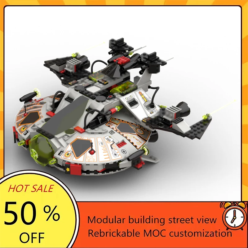 

433PCS Popular Space War Movie Model MOC Building Bricks Spaceship Modular Technology Gifts Holiday Assemble Children Toy Suit