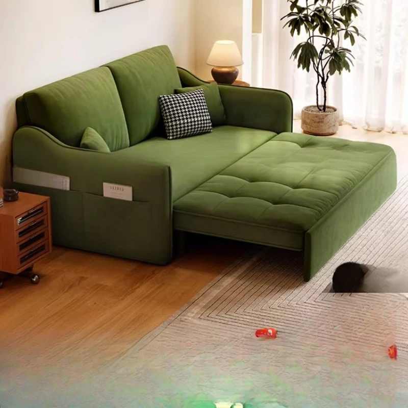 

Sofa broaching bed, folding dual-purpose small apartment living room