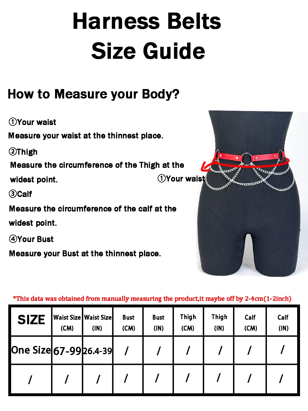 المرأة الشارع نمط سلسلة تسخير الخصر سلسلة الملحقات قابل للتعديل سلسلة حزام البطن القوطية الجسم سلسلة مهرجان مجوهرات للبنات #5