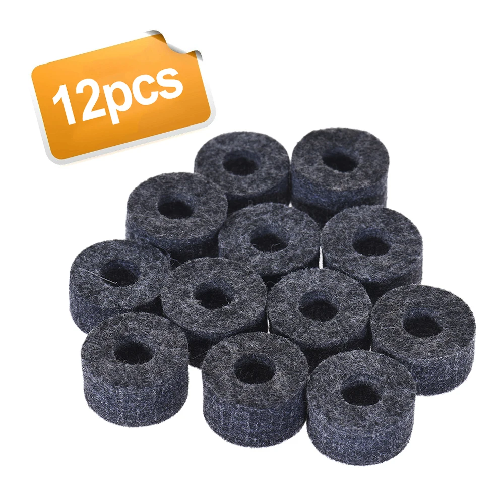 Cymbal Felts Drum Set Felt Washer Cymbal Felts Felt Drum Set Cymbal Stand Felt Washer Small Size Gray