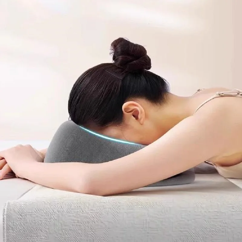 Face Down Pillow Prone Pillow Head Rest Support Pillow Comfort Memory Foam Ergonomics Home Massage Headrest for Beauty Salon