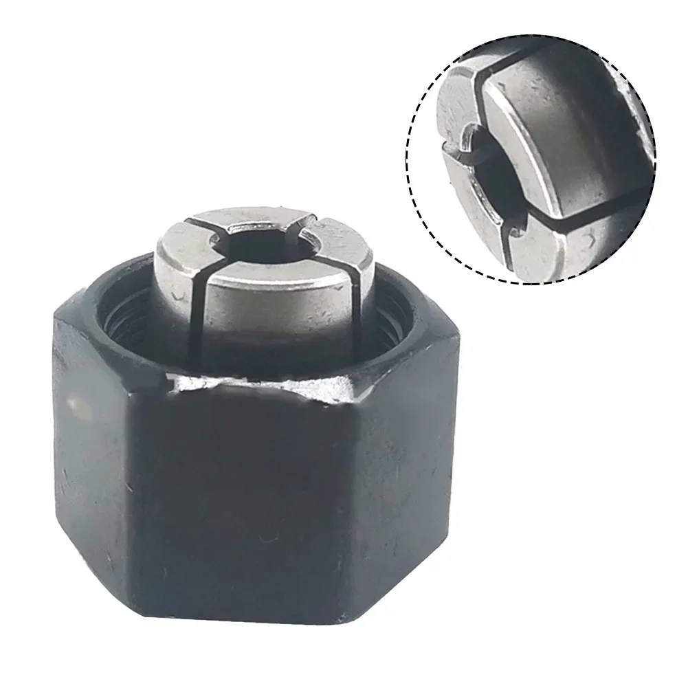 Black Steel Router Collet with 6 35mm Size and Unmatched Reliability for DW6214 DW621 DW625 DW616 DW618 DW621K Router