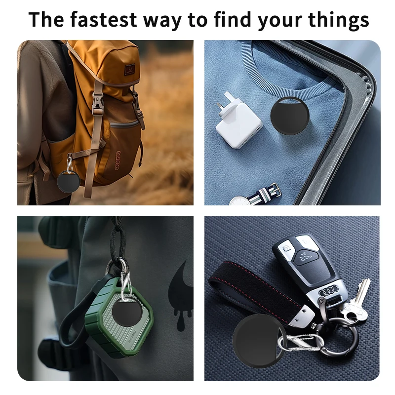 Appleの「探す」機能対応 ミニ追跡デバイス スマートiTag 子供/ペット/車/紛失物用GPSトラッカー スマートBluetoothトラッカー iOSシステム対応