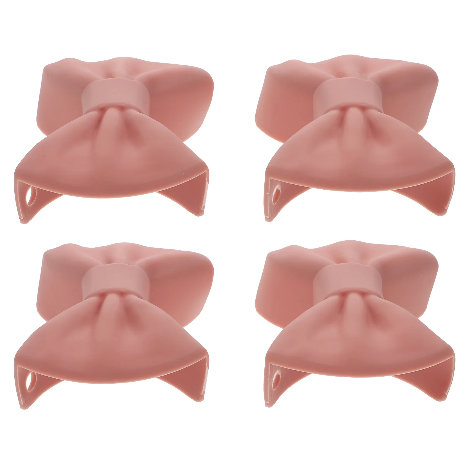 

4pcs Butterfly Knot Heat Resistant Clips Insulated For Pot Handling Bowknot Adiabatic Clips Kitchen Accessories