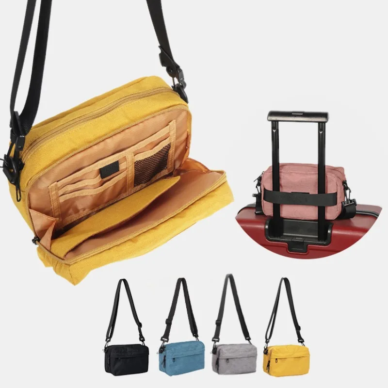 

Travel Mobile Phone Crossbody Bag Waterproof Small Sling Bag with Many Compartments Women Large Capacity Document Holder bolso