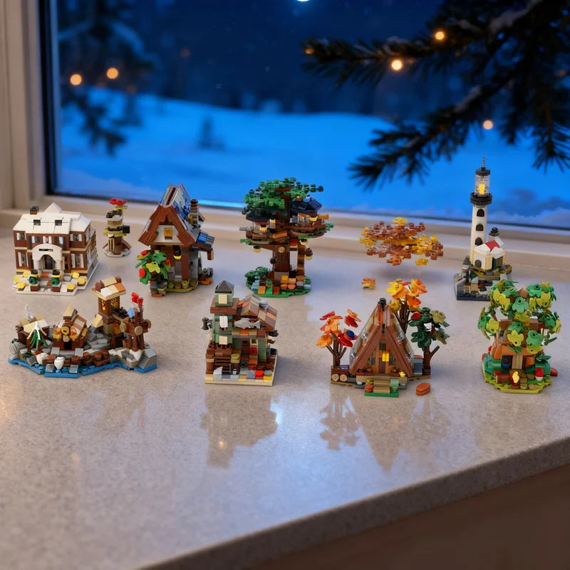 

2663pcs MOC Mini Ideas Collection CUUSOO Model Building Blocks Creative Display Gift Collectible Decor Kids Premium Adult Desk