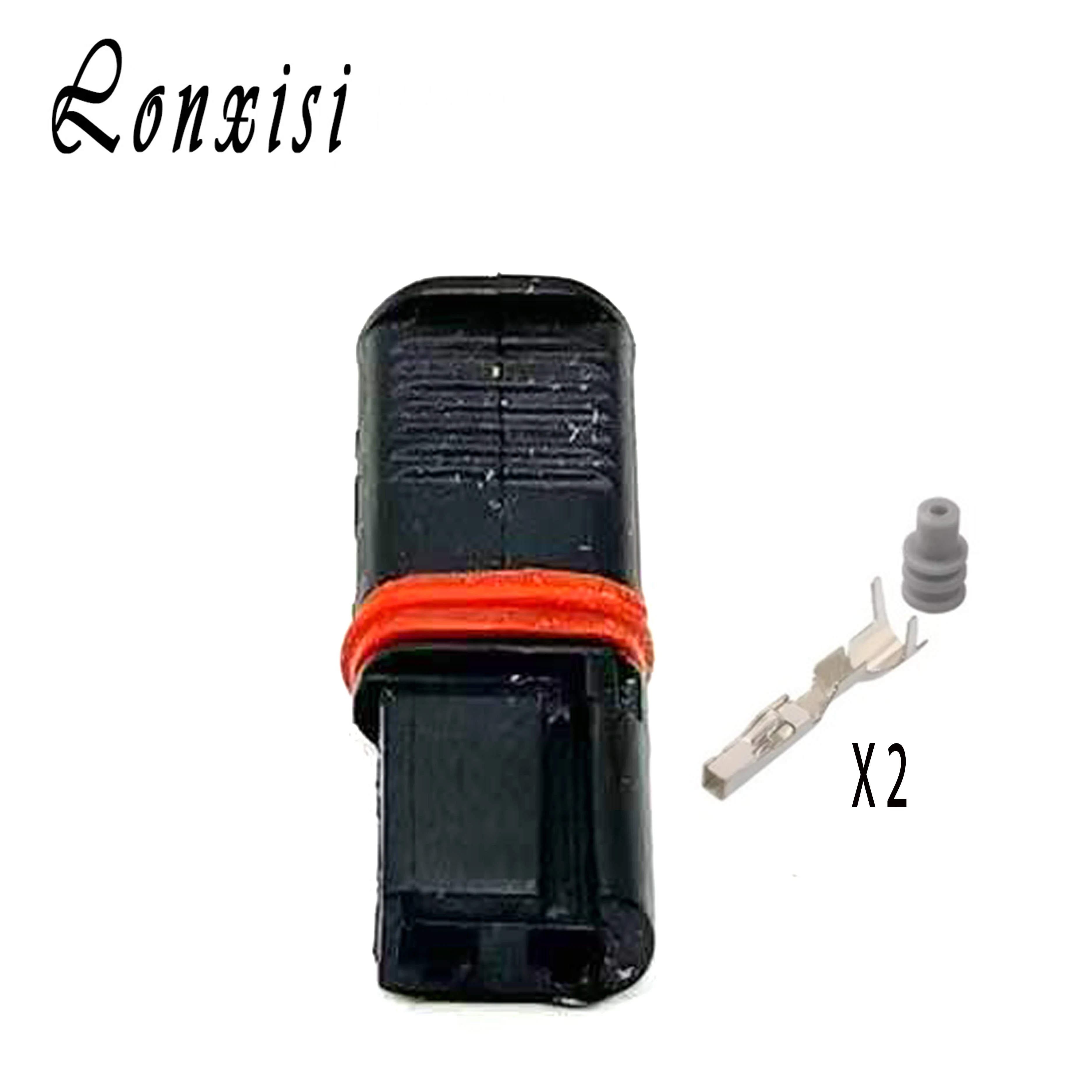 

1/5/10/20/50 Sets 2 Pin 872-406-501 Comfortable Entry Female Black Connector For BMW Turn Signal Plug Car Door Handle Socket