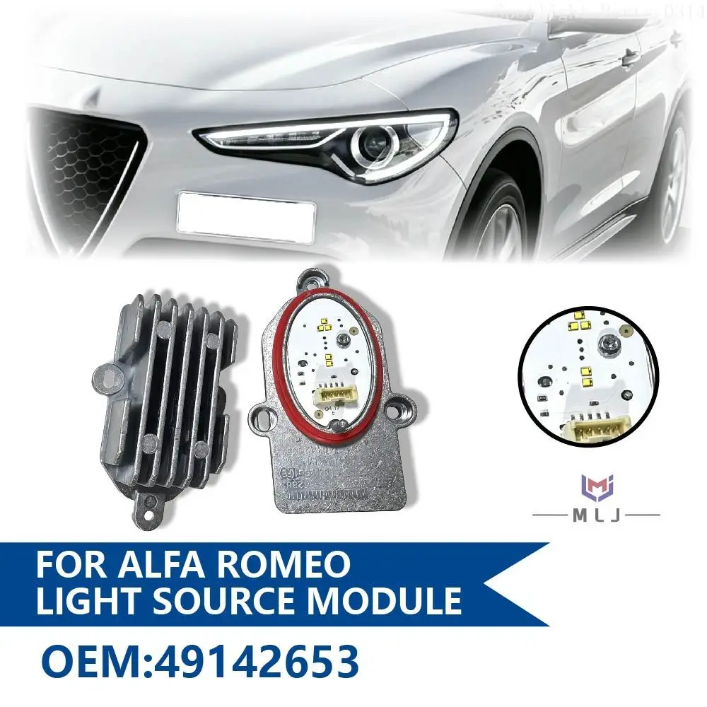 For Alfa Romeo Stelvio 49142653 Headlight DRL Headlight Control Module Unit LED Angel Eye Light Source Module Car Accessories