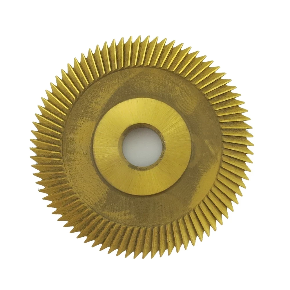 Chkj 1pc Schlüssel duplikat Maschinen sägeblatt 60x7,3x12,7mm 60t doppelseitiger titan beschichteter Schlüssel maschinen schneider für Kopier schlüssel