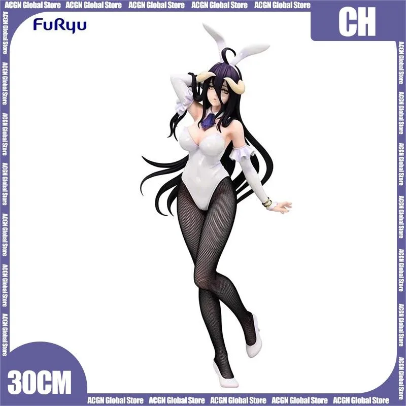 

30cm Overlord Albedo Action Figures Sexy Girl PVC Model Kawaii Statue Ornaments Collection Desktop Decoration Display Gifts Toys