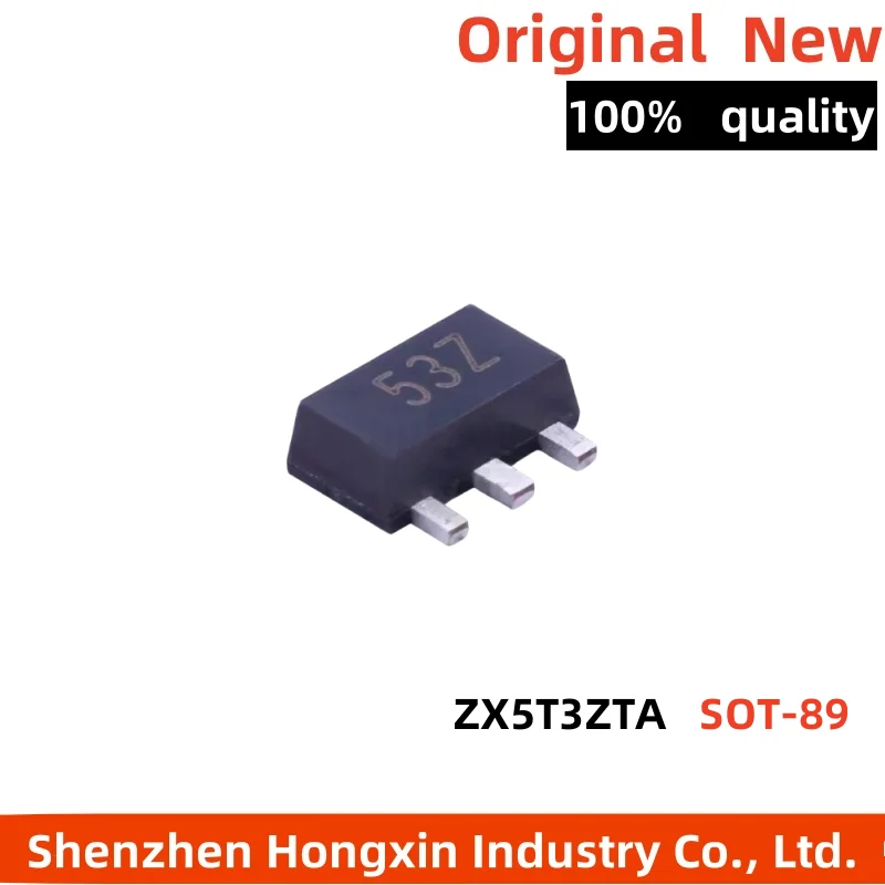 (10piece)100% New 53Z ZX5T3ZTA ZX5T3Z SOT-89 40V 5.5A PNP transistor