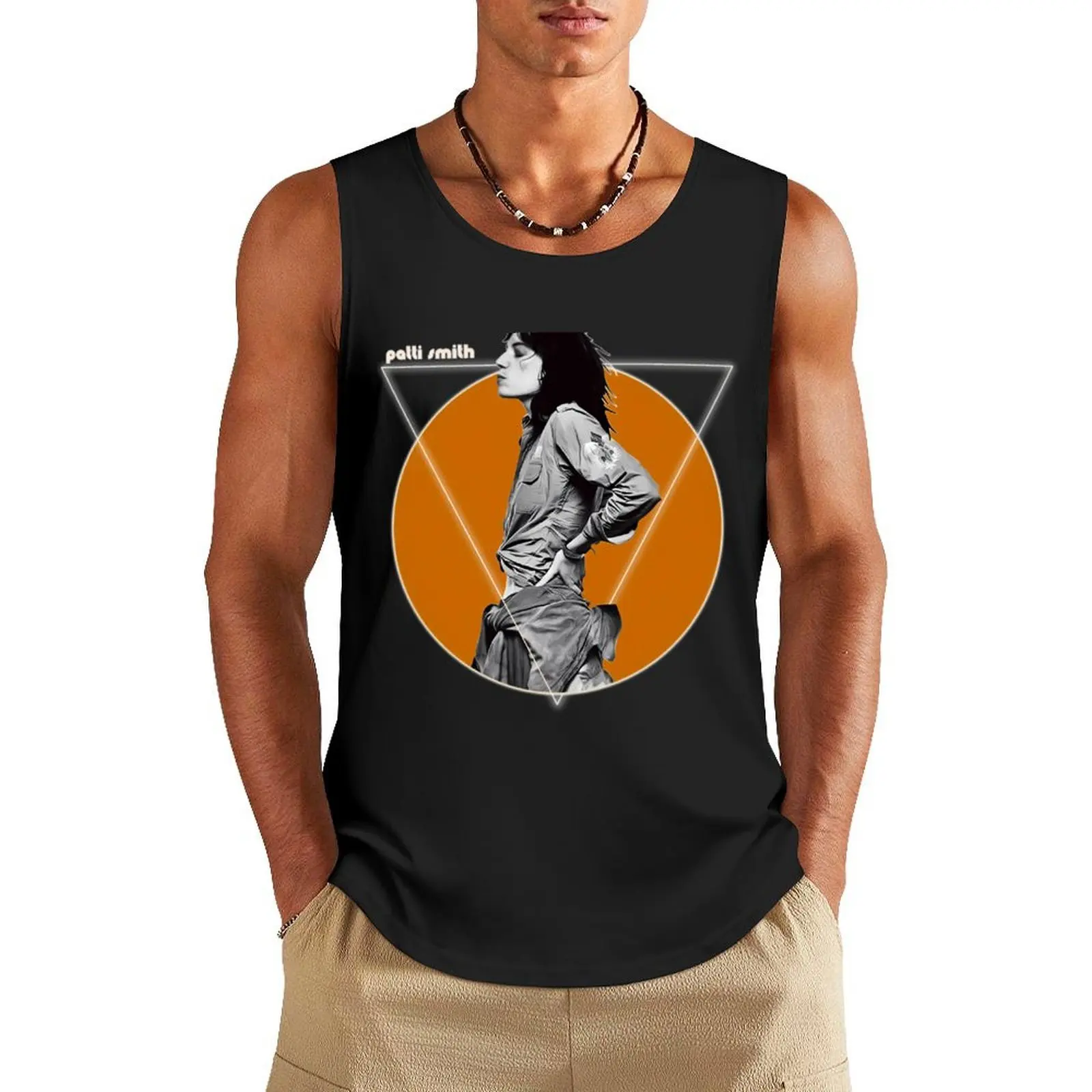 

Patti Smith Tank Top gym wear men gym top anime t-shirts man