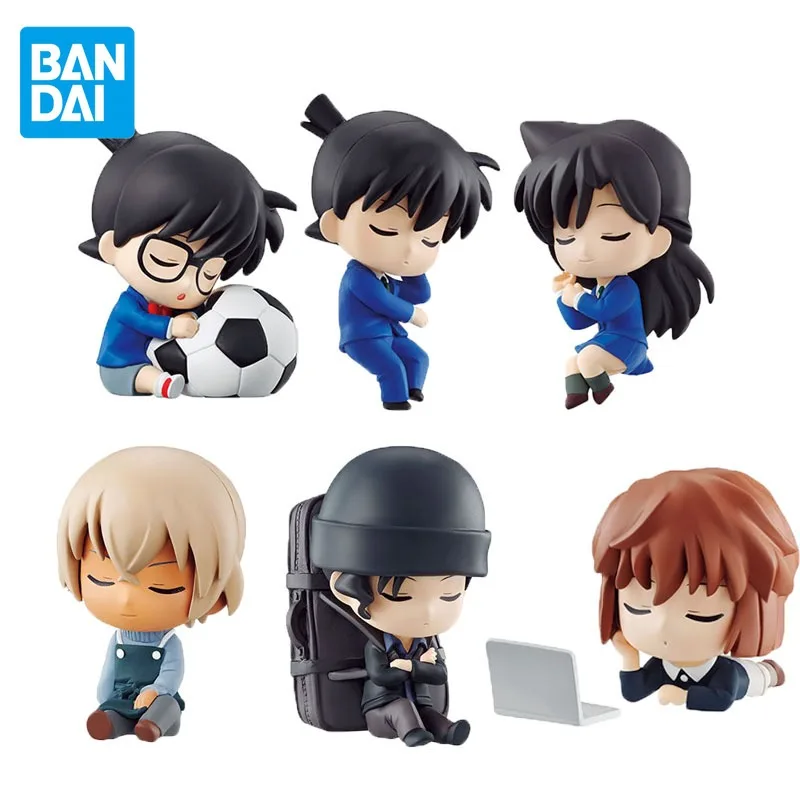 BANDAI Original Gashapon Detective Conan Anime Figure Conan Edogawa Action Figure Toys for Boys Girls Children Birthday Gifts