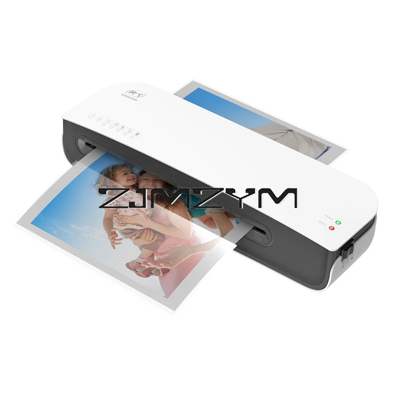 SL289  Pouch Laminator Machine Set A4 Size Hot and Cold Lamination 2 Roller System for A4/A5/A6 Pouches Paper Cutter