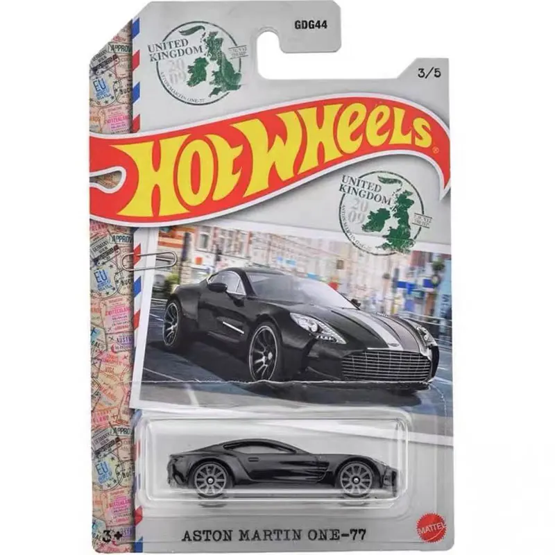 Hot Wheels GDG44 Stamp set  McLAREN SENNA/LAMBORGHINI/ASTON MARTIN/FORD GT/AUDI R8 1/64Scale Die-Cast Model Car