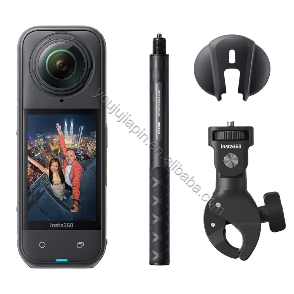 Insta360 X5 Motorcycle Multiview Bundle 8K 60FPS 360 Video Camera Waterproof CMOS Imaging Sensor Action Camera