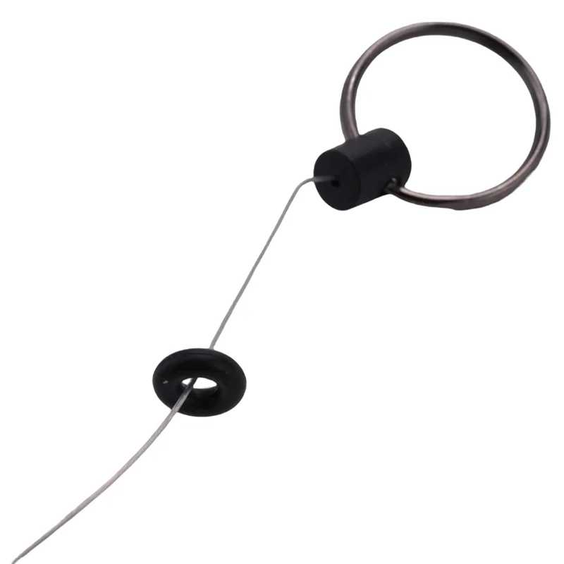 Выдвижной брелок в упаковке из 6 штук — катушка для держателя бейджа с мультитулным карабином, до 25 дюймов, черный-AAAE