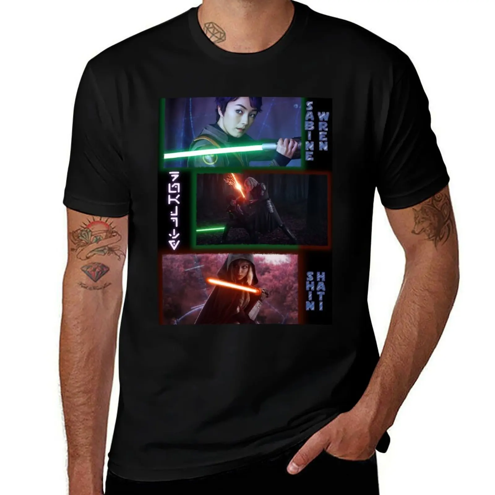 

Sabine Wren and Shin Hati Duality T-Shirt Fashion Casual Short Sleeve T-Shirt