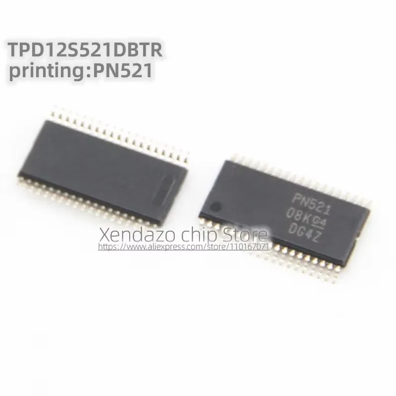 10pcs/lot TPD12S521DBTR TPD12S521DBT Silk screen printing PN521 TSSOP-38 package Original genuine Interface chip