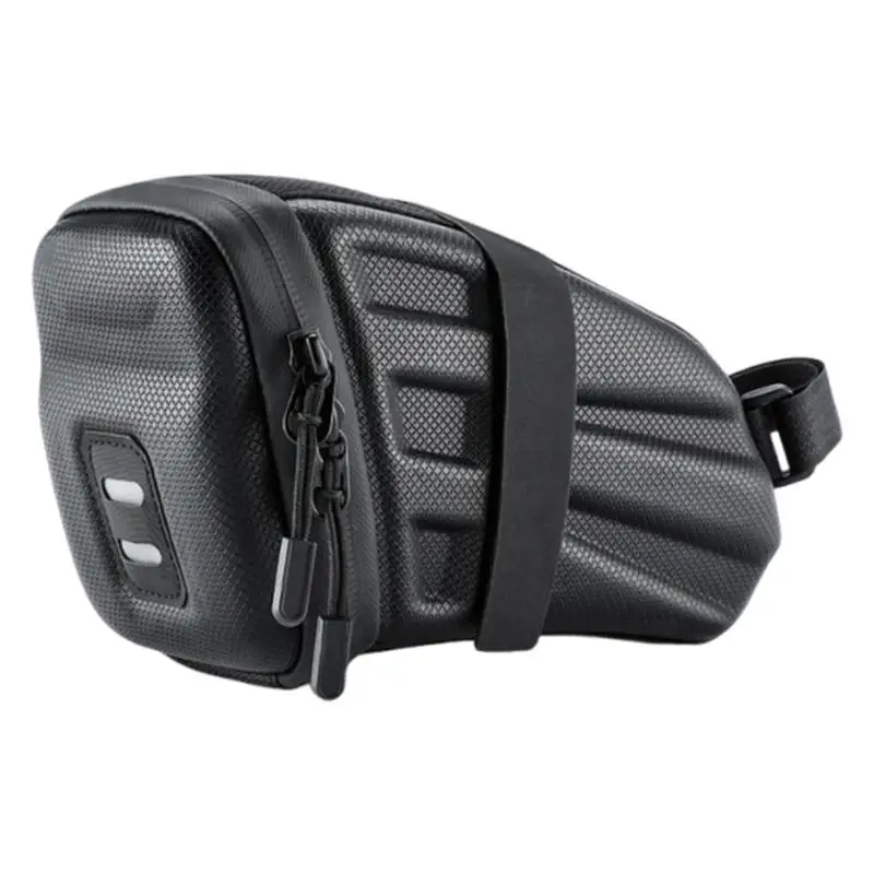 

Велосипедная седельная сумка, водонепроницаемая жесткая седельная сумка, большой дизайн с отверстием, инструмент для хранения для занятых городскими улицами, приключения на открытом воздухе