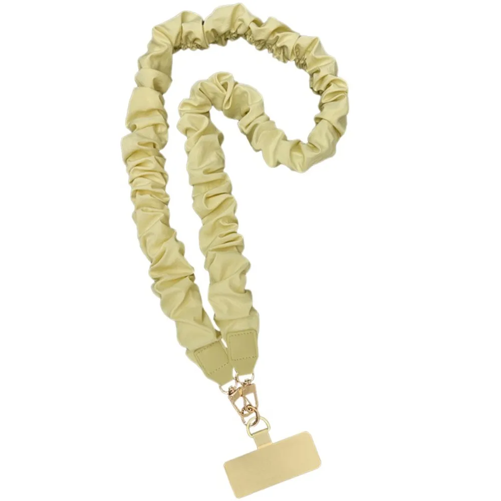 

Регулируемый ремешок для телефона, длинный съемный ремешок через плечо, цепочка для телефона с металлической застежкой для ношения на шее