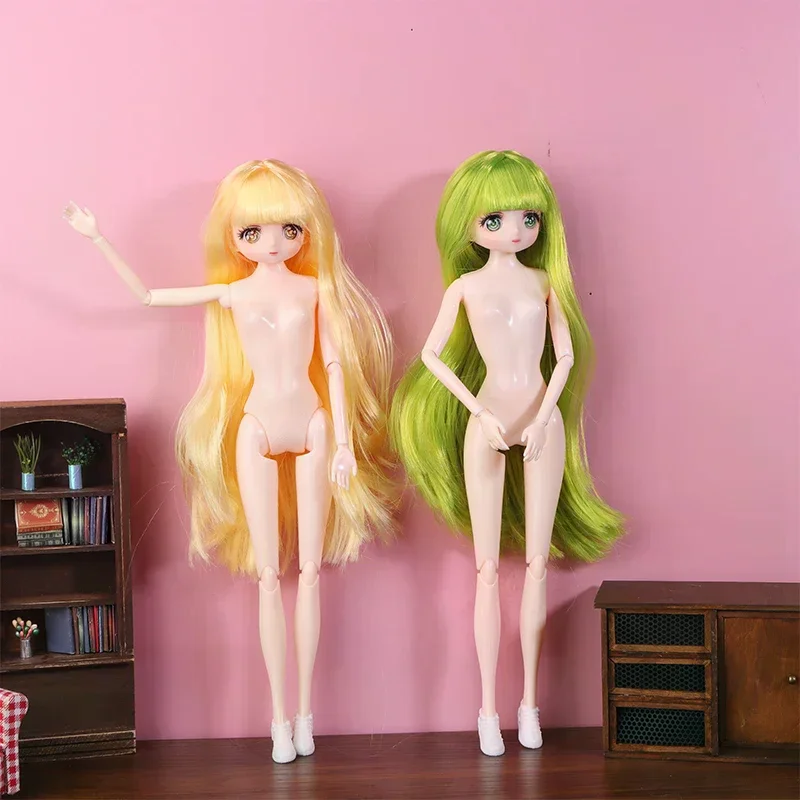 위더 스킨 1/6 BJD 인형, 30cm 높이, 애니메이션 스타일, 11개의 움직일 수 있는 관절, 소녀들을 위한 DIY 드레스업 놀이에 적합