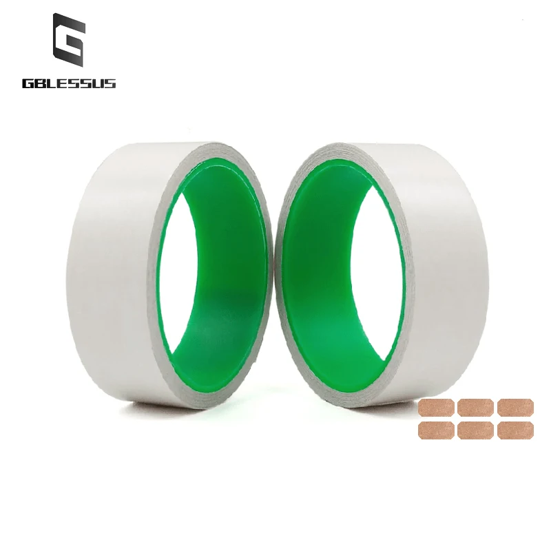 Conductive Copper Foil Double-sided Tape Stick Pure Paper  High Temperature Resistant Electromagnetic Signal Shielding 0.06mm