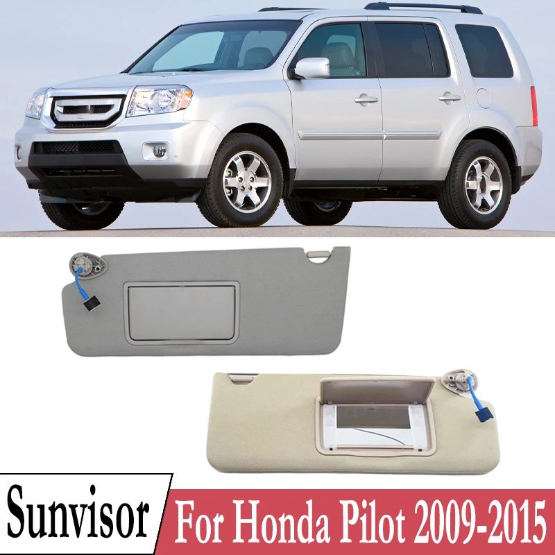 

LED Sunvior For Honda Pilot 2009 2010 2011 2012 2013 2014 2015 New Car Front Sun Visor With Light Sunshield With Makeup Mirror