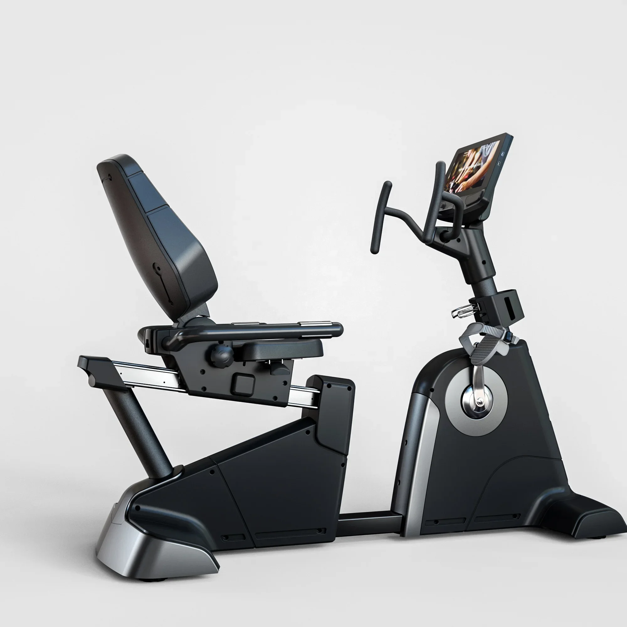 Equipamento de ginástica de venda quente e bicicleta reclinada de saúde para bicicleta ergométrica reclinada de fitness cardiovascular