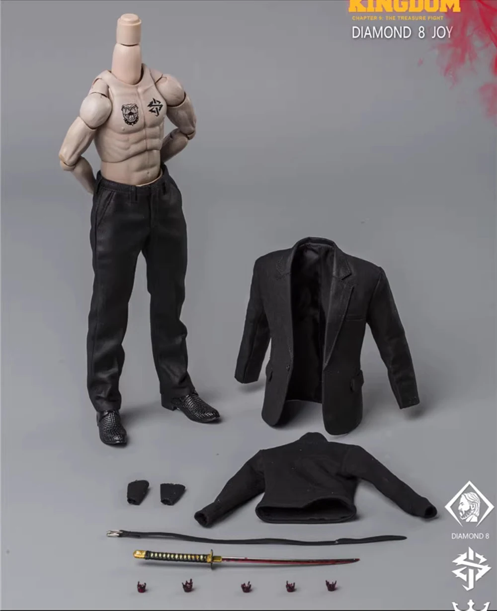 

1/6 DAMTOYS DAM GK028B Man Kingdom Gangsters Series JOY Dress Suit Pant DAM Body Keanu Reeves Action Accessories For Fan Collect