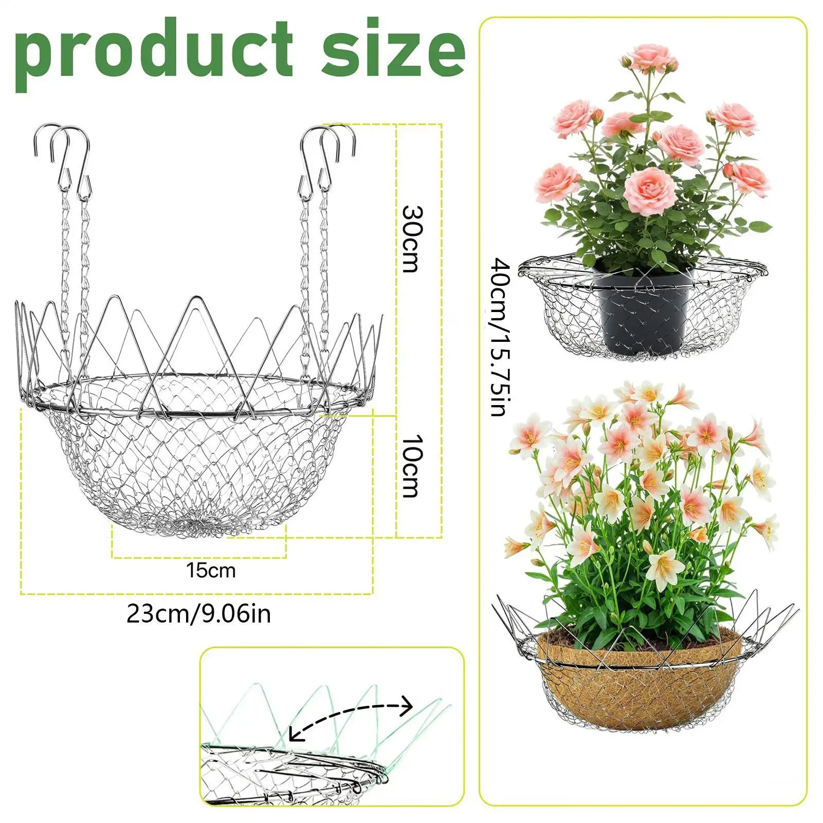 Adjustable planter riser,Adjustable Planter Insert for Inside Pots Rustproof Stainless Steel Riser  Adjustable Planter Fillers