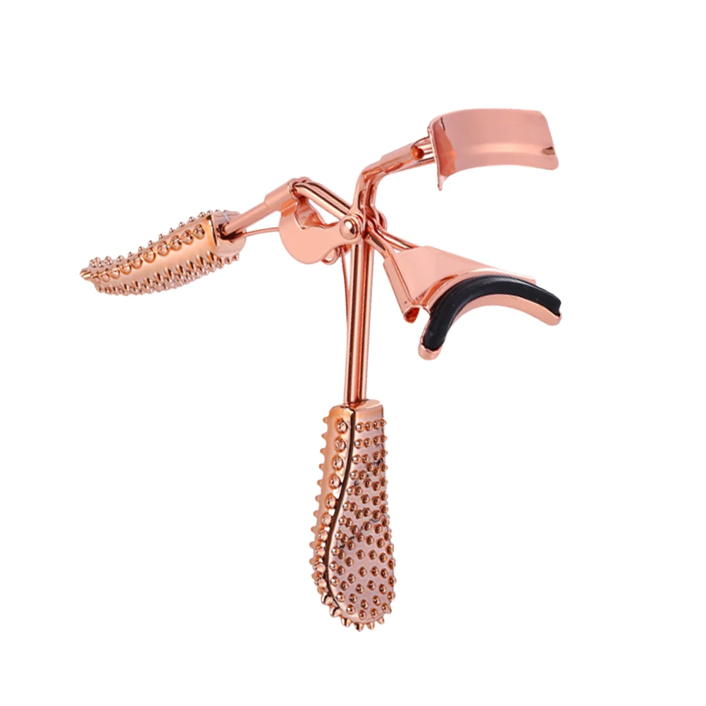 

Premium Makeup Eyelashories Ultra Lightweight Mini Anti Skid Handle Eyelash Curler Professional Personal Use Charm Look