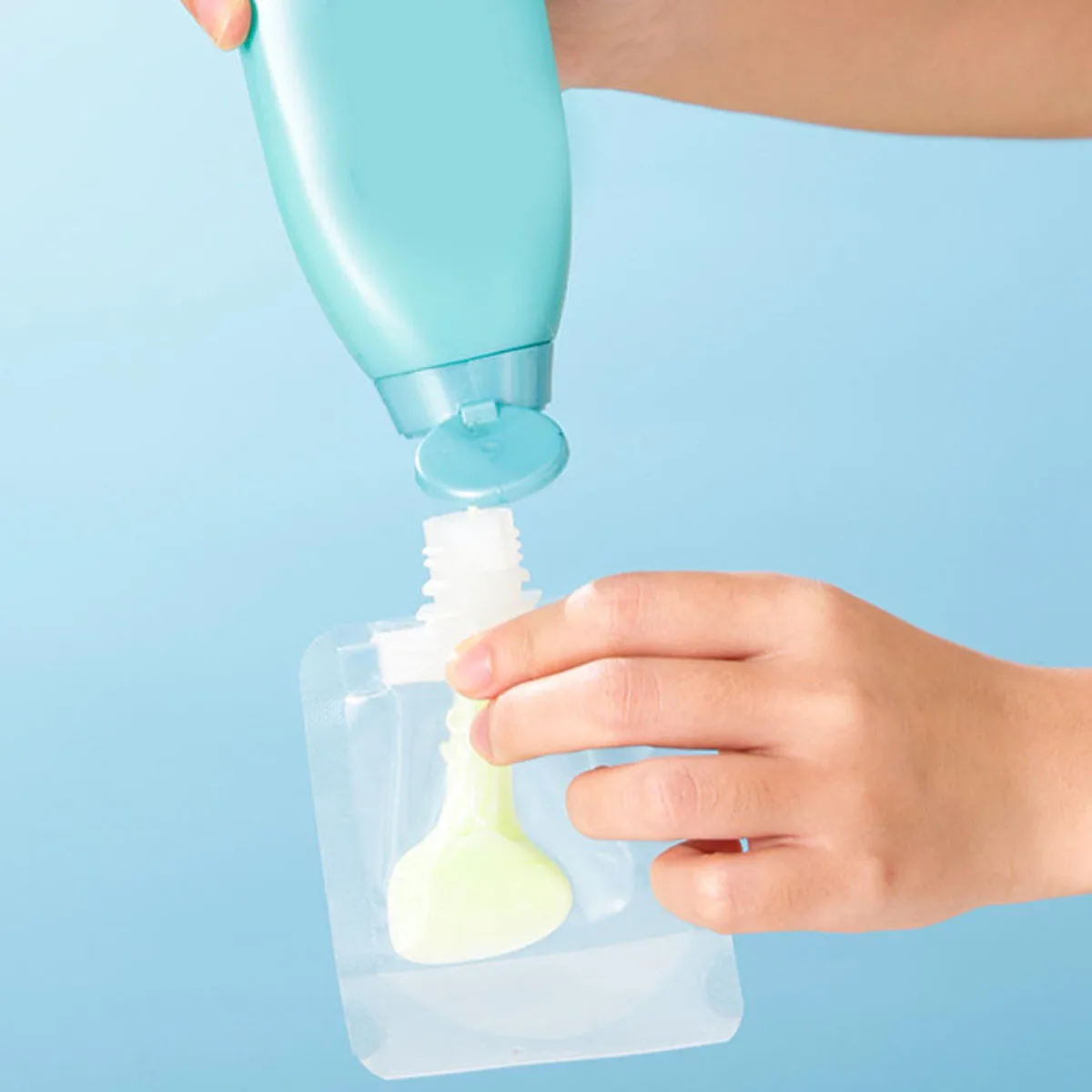 5x 10X Cosmetische Zakken Draagbare 30 ml 50 ml 100 ml Reizen Opslag Lotion Verpakking Flip Deksel Tas voor Lotion Shampoo Gezichtscrème Handzeep