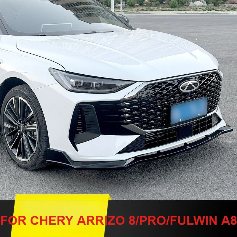 

Car Front Bumper Lip Spoiler Splitter FOR CHERY ARRIZO 8/FULWIN A8 ABS Tuning Body kit