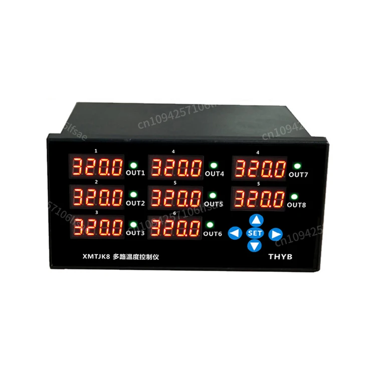IN STOCK 8-channel PID Temperature Controller, Multi-channel Temperature Control, Monitoring Temperature Recording Curve Record