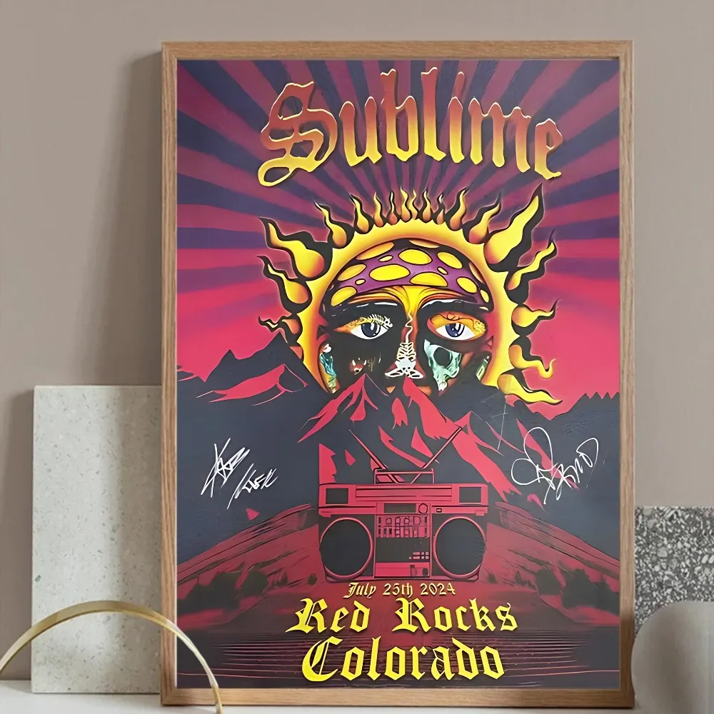Band S-Sublime Mix Poster Prints Wall Painting Bedroom Living Room Wall Bar Restaurant Sticker Large