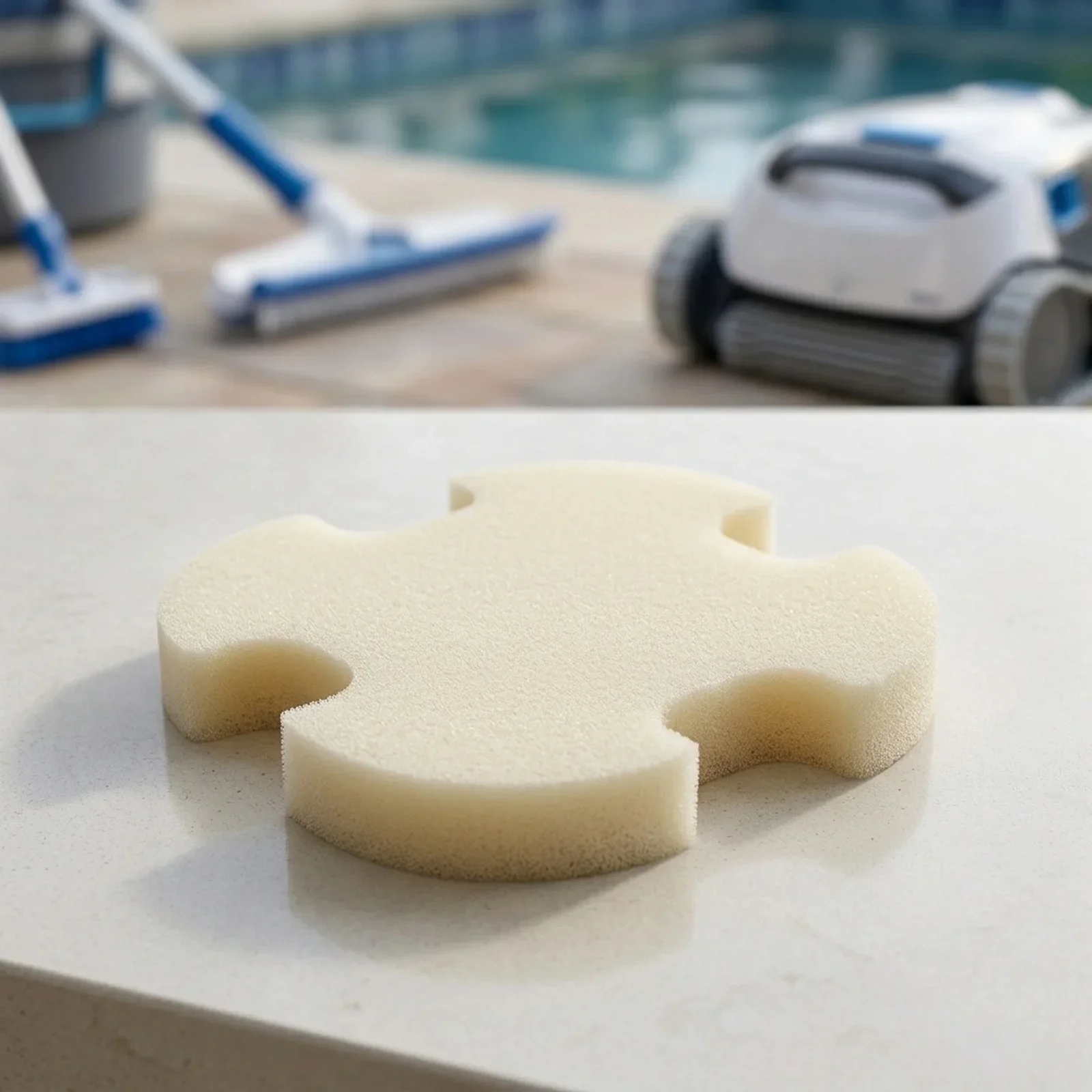 Filter Sponge Set for WYBOT A1 Robotic Pool Cleaner Cotton Foam Construction to Maintain Filtration Capacity Usage Cycles