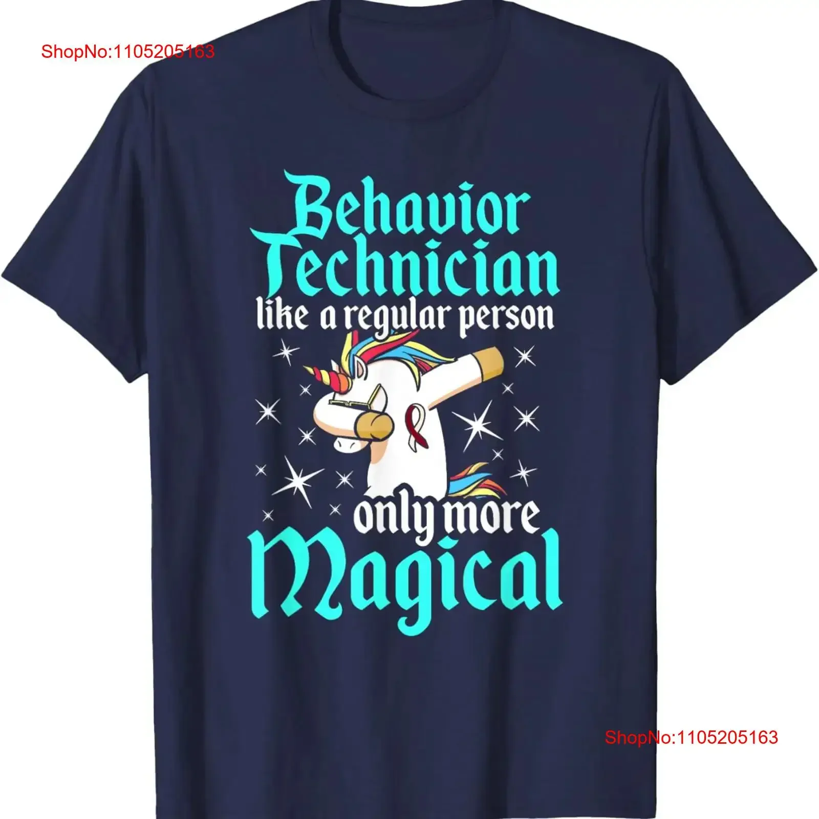 Behavior Technician Magical Behavioral Tech RBT T Shirt  vintage Washed fashion Slightly graphic Casual Versatile