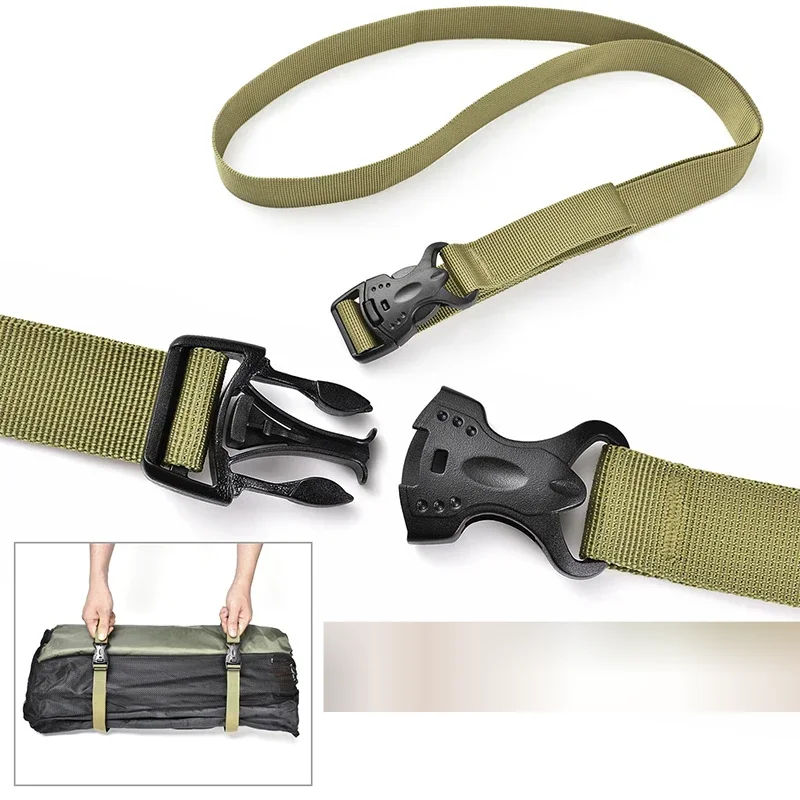 1PC Outdoor Gear Luggage Straps Buckle Type Rucksack Straps Tent Accessories Abrasion Resistant Strap Rope Fixing Ties