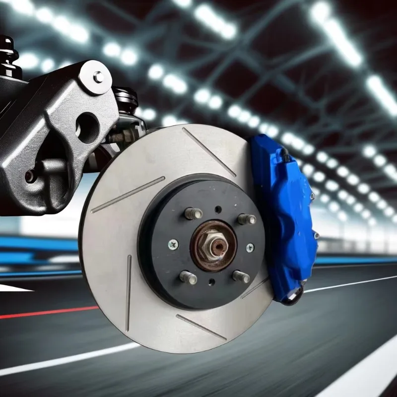 Brake Systems 4pot Spoon  Big Brake Kit 240mm Upgrade 300MM Brake Disc for honda Fit civic Ek3  Small Steering Knuckle view 3