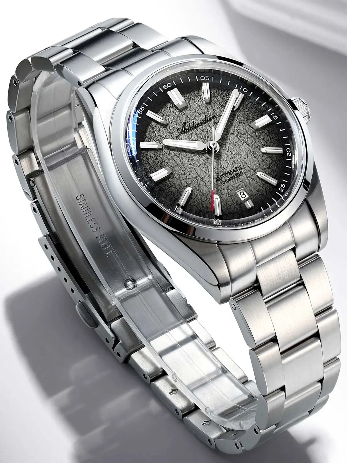ADDIESDIVE Nieuwe 2026 Luxe Heren Mechanisch Quartz Analoog Horloge Super Lumineus Stalen Horloge 10Bar Bubble Glas Gepersonaliseerde Horloges - afbeelding 2
